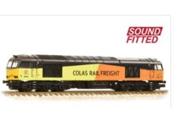 371-358ASF Sound Fitted Class 60 60096 Colas Railfreight N Gauge
